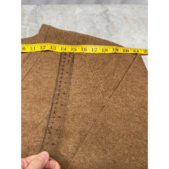 LL Bean Lamb’s Wool Sweater Brown - Picture 3 of 7